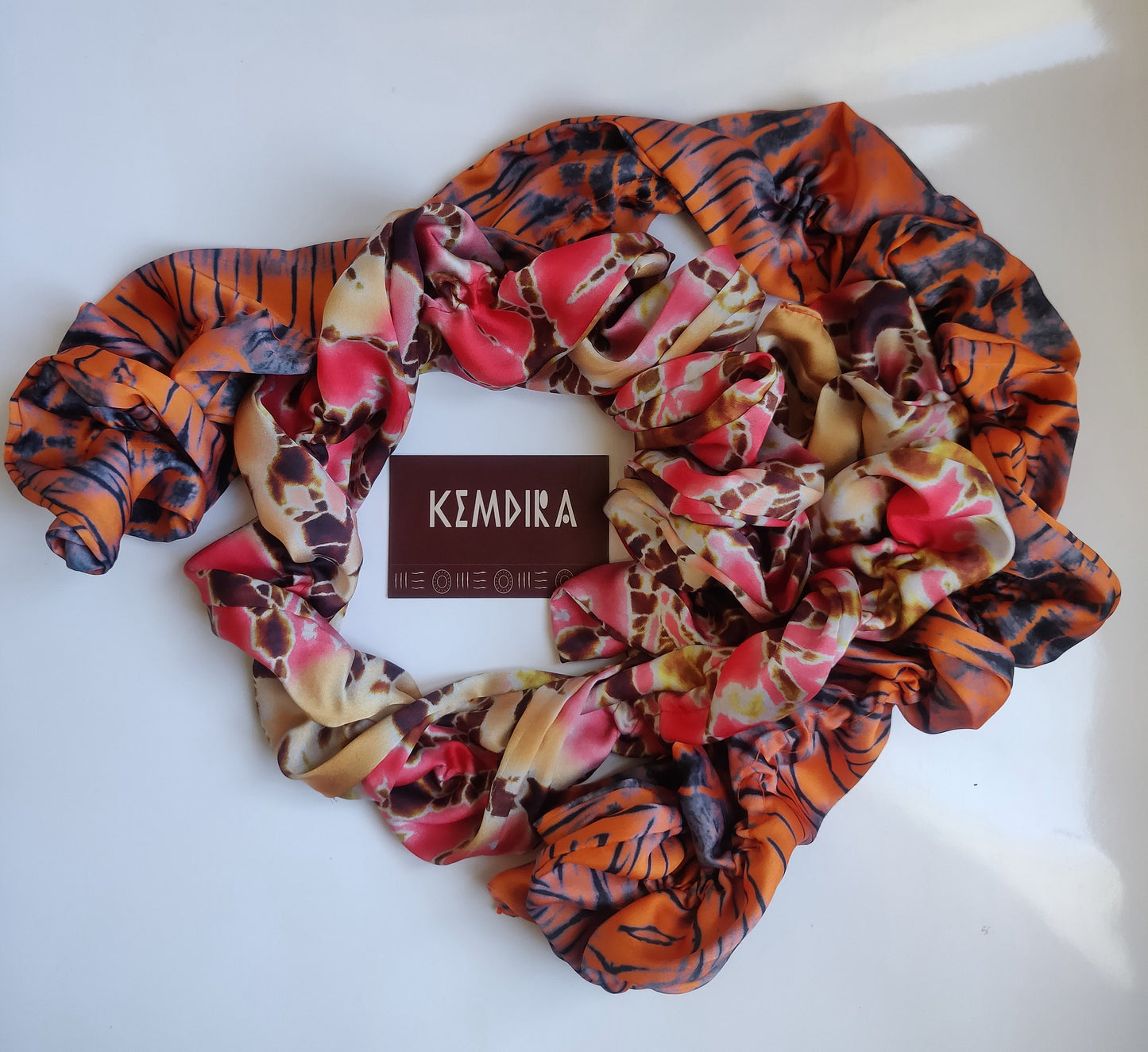 Italian Silk Flex Wire Scrunchie