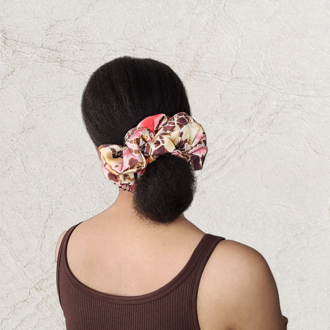 Africa Inspired Italian Silk Scrunchies